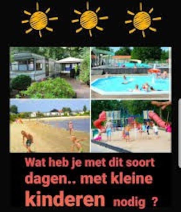 Chalet 14 Met Airco Familiecamping De Tien Heugten Schoonloo Drenthe ภายนอก รูปภาพ